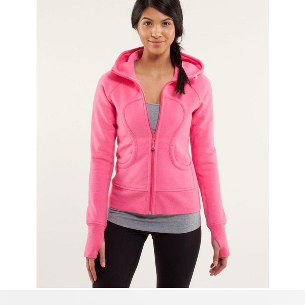 Lululemon Athletica Pink Scuba Full Zip
